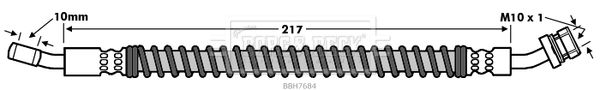 BORG & BECK Тормозной шланг BBH7684